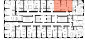 2-к квартира, вторичка, 59м2, 13/25 этаж