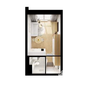 Студия квартира, вторичка, 20м2, 20/24 этаж