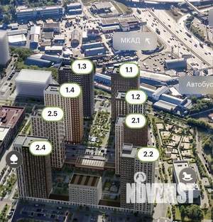 1-к квартира, вторичка, 32м2, 9/25 этаж