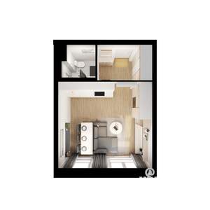 Студия квартира, вторичка, 27м2, 13/25 этаж