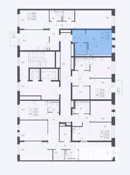 Студия квартира, вторичка, 22м2, 9/10 этаж