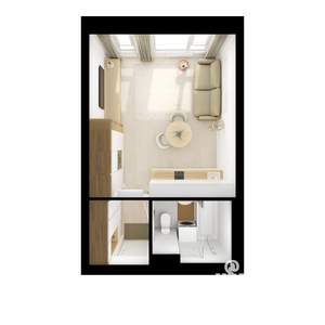 Студия квартира, вторичка, 25м2, 2/25 этаж