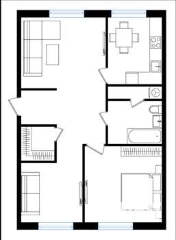 3-к квартира, вторичка, 78м2, 2/5 этаж