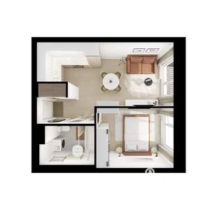 1-к квартира, вторичка, 33м2, 10/25 этаж