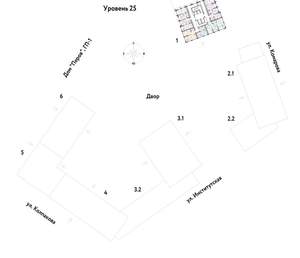 2-к квартира, вторичка, 66м2, 25/6 этаж