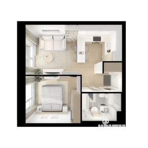 1-к квартира, вторичка, 37м2, 7/25 этаж