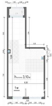 2-к квартира, строящийся дом, 69м2, 17/17 этаж