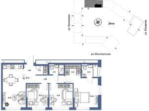4-к квартира, вторичка, 79м2, 19/25 этаж