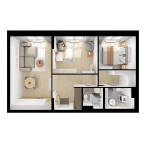 2-к квартира, вторичка, 60м2, 21/24 этаж