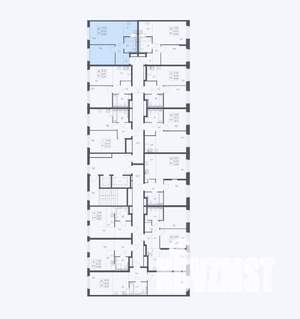 1-к квартира, сданный дом, 40м2, 3/17 этаж