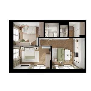 2-к квартира, вторичка, 49м2, 17/24 этаж