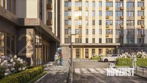2-к квартира, строящийся дом, 74м2, 14/24 этаж