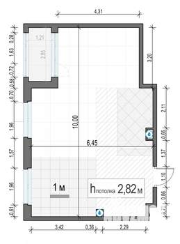 2-к квартира, строящийся дом, 57м2, 11/17 этаж