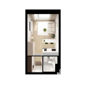 Студия квартира, вторичка, 21м2, 19/25 этаж