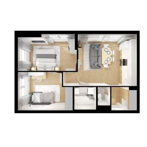 2-к квартира, вторичка, 52м2, 20/24 этаж