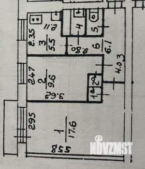 2-к квартира, вторичка, 44м2, 2/5 этаж