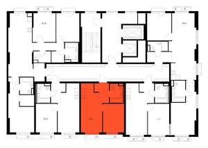 1-к квартира, вторичка, 32м2, 3/15 этаж