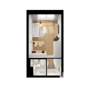 Студия квартира, вторичка, 21м2, 4/24 этаж