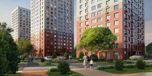 2-к квартира, строящийся дом, 44м2, 13/17 этаж