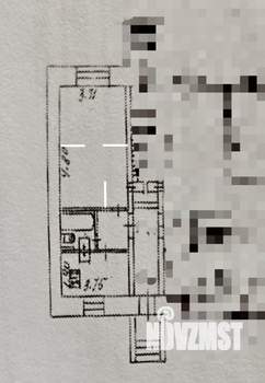 1-к квартира, вторичка, 31м2, 1/2 этаж