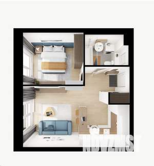 1-к квартира, вторичка, 38м2, 7/24 этаж