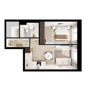 1-к квартира, вторичка, 39м2, 11/25 этаж