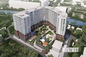 2-к квартира, строящийся дом, 46м2, 9/17 этаж