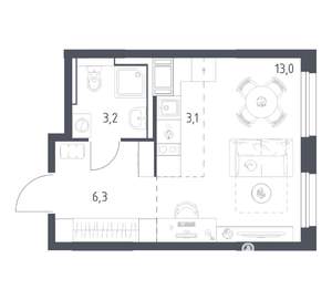 Студия квартира, вторичка, 25м2, 7/17 этаж