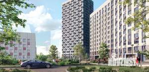 2-к квартира, строящийся дом, 58м2, 8/20 этаж