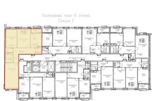 3-к квартира, вторичка, 79м2, 9/10 этаж