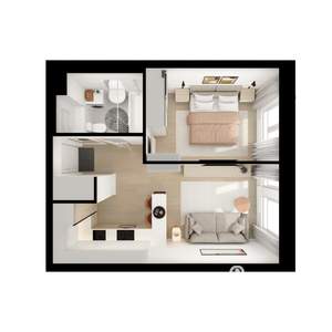 1-к квартира, вторичка, 34м2, 2/25 этаж