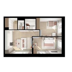 2-к квартира, вторичка, 52м2, 25/25 этаж