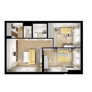 2-к квартира, вторичка, 50м2, 17/25 этаж