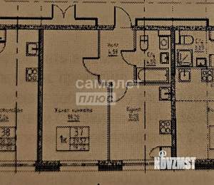 1-к квартира, вторичка, 40м2, 5/25 этаж