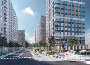 2-к квартира, строящийся дом, 65м2, 10/20 этаж