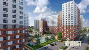 1-к квартира, строящийся дом, 46м2, 17/17 этаж