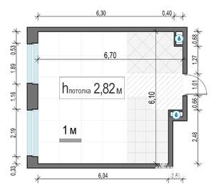 1-к квартира, вторичка, 38м2, 10/20 этаж