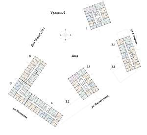 2-к квартира, вторичка, 73м2, 9/25 этаж