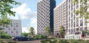 1-к квартира, строящийся дом, 37м2, 20/20 этаж