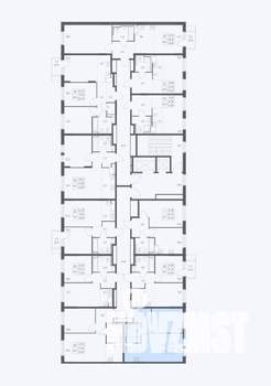 1-к квартира, сданный дом, 40м2, 17/17 этаж