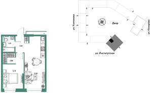 2-к квартира, вторичка, 45м2, 2/25 этаж