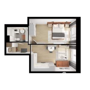 1-к квартира, вторичка, 41м2, 13/25 этаж