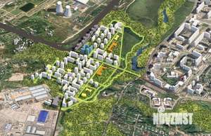 2-к квартира, строящийся дом, 60м2, 6/20 этаж