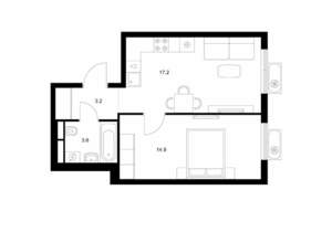 1-к квартира, вторичка, 39м2, 13/24 этаж