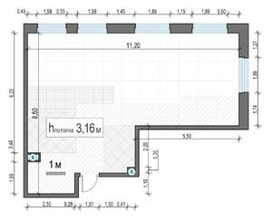 2-к квартира, строящийся дом, 69м2, 23/23 этаж