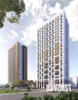 2-к квартира, строящийся дом, 56м2, 20/25 этаж