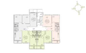 1-к квартира, вторичка, 41м2, 4/4 этаж