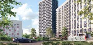 1-к квартира, строящийся дом, 45м2, 6/23 этаж