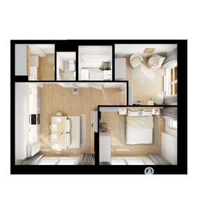 2-к квартира, вторичка, 49м2, 6/24 этаж