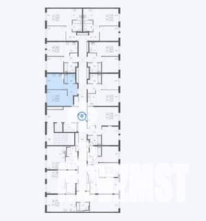 1-к квартира, сданный дом, 34м2, 7/17 этаж